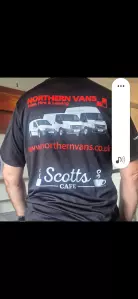 JC001 Sports T-Shirt customer photo