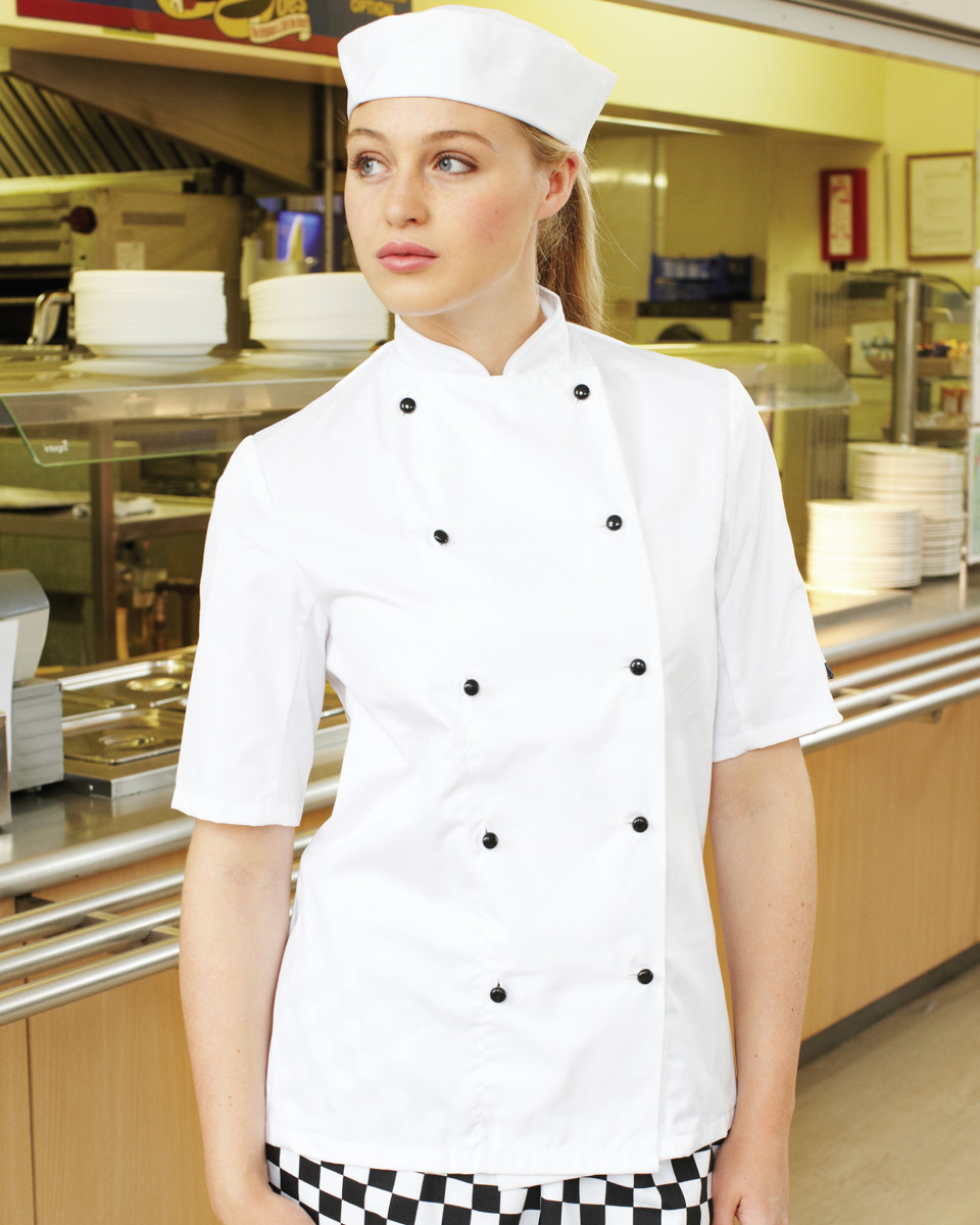 DD20S Lightweight Short Sleeve Chefs Jacket Image 1