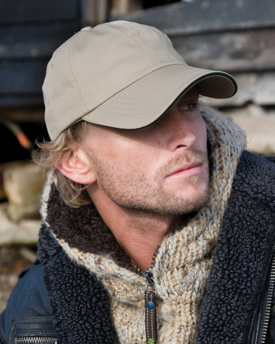 RC10P/RC010P Heavy Cotton Pro Style Cap With Sandwich Peak Image 1